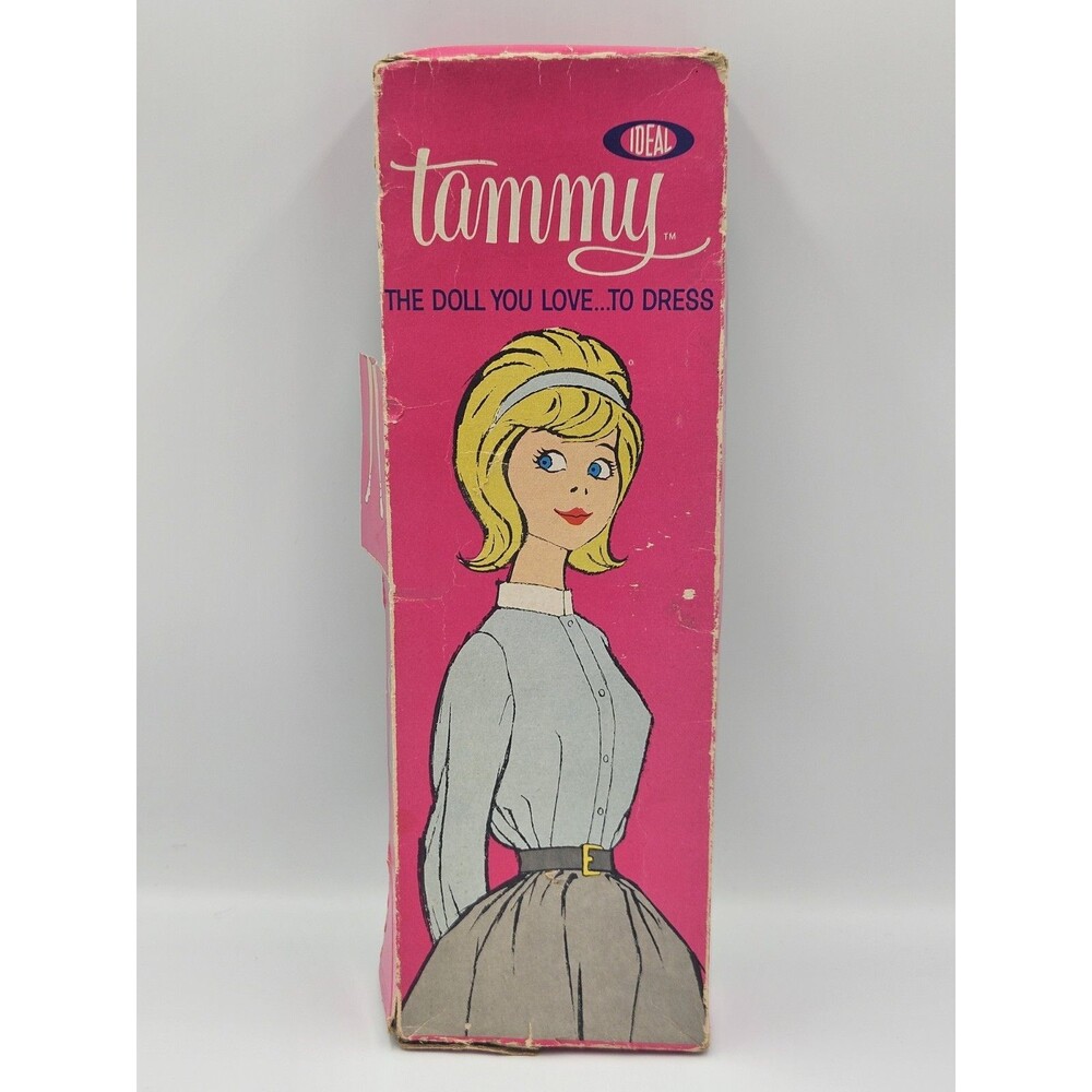 1960's Ideal Tammy Doll in Original Box With Accesories Vintage